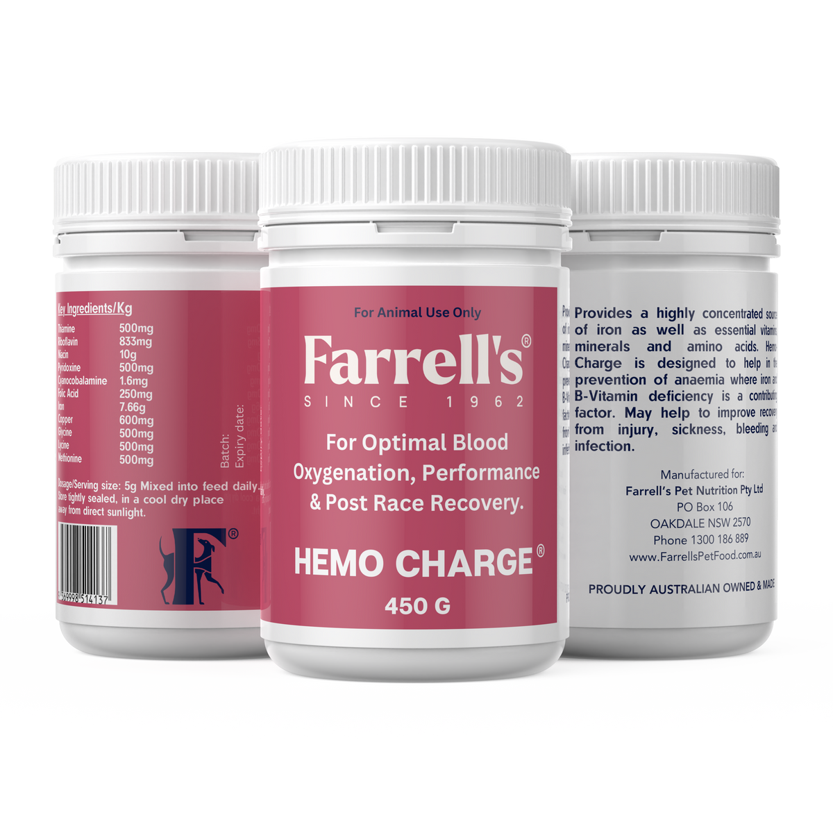 Hemo Charge 450g Pack of 3